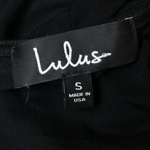 Lulus Twirl Power Black Swing Dress Stretch Soft - Picture 6 of 10